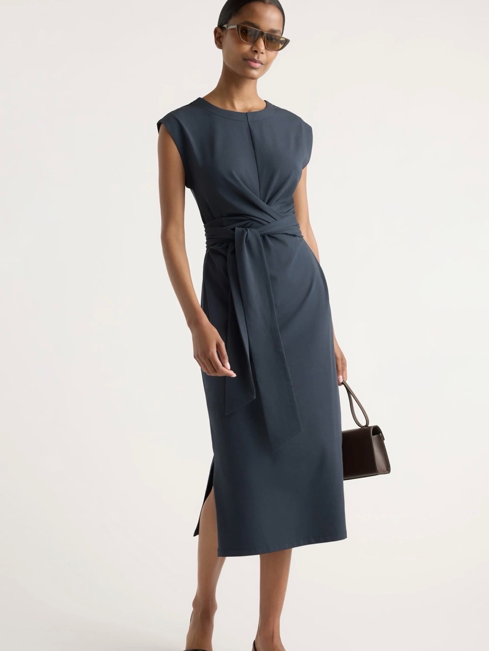 Modern Citizen Fei Tie-Front Organic Cotton Dress